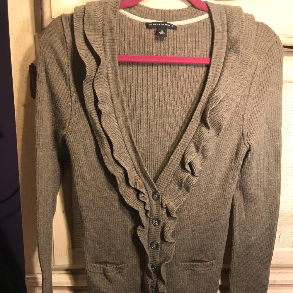 Banana Republic Tan Sweater size XL